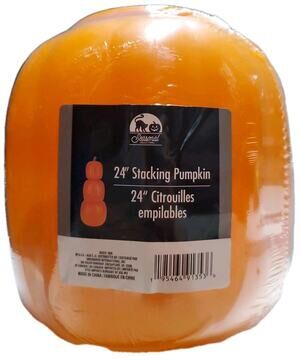 24" Stacking Jack O Lantern Pumpkins Plastic Halloween Decor Stackable